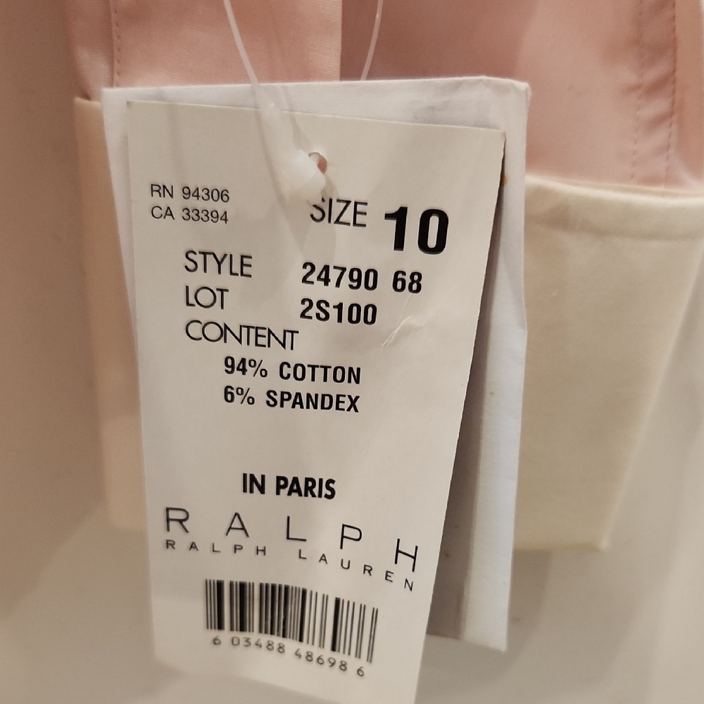 Ralph Lauren Blush Shirt with White Details - Picture 3 of 3